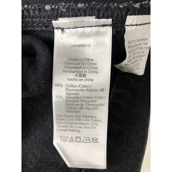 Madewell Dress Denim Cap-Sleeve Utility Pockets Mini Tarrybrook Wash Black NWT 6 - Picture 7 of 9